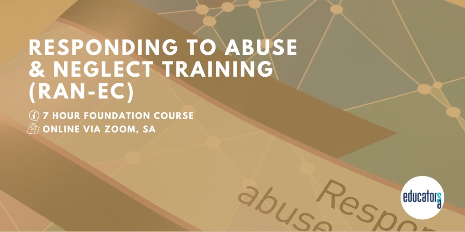 Banner image for Responding to Abuse & Neglect Training - Online