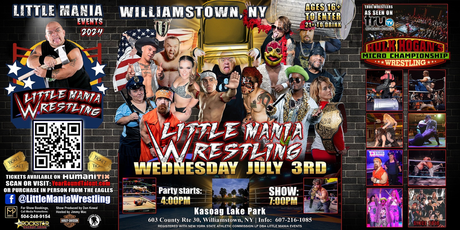 Banner image for Williamstown, NY - Little Mania Wrestling presents: Micro Agression!