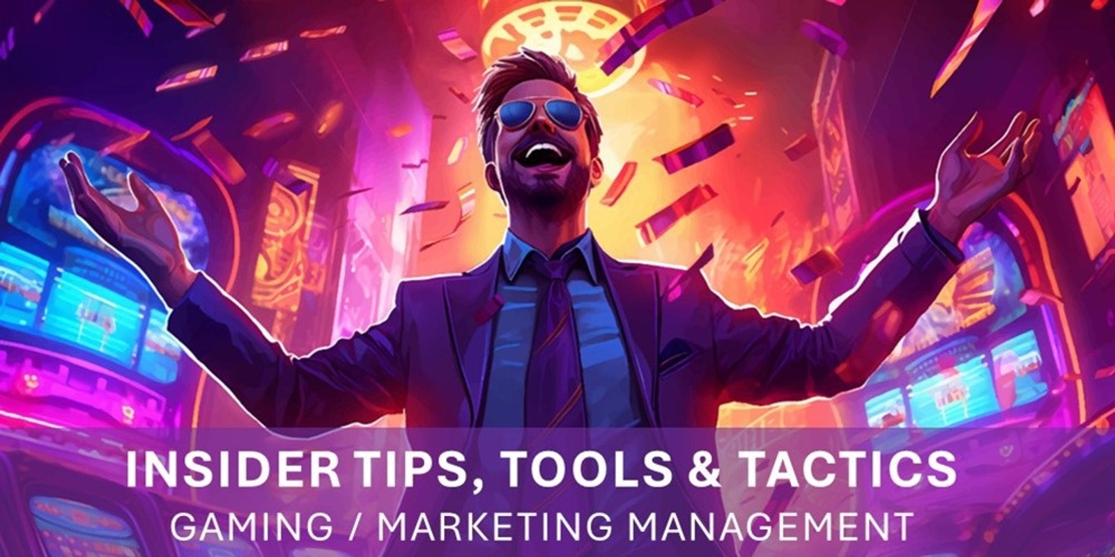 Banner image for  TIPS, TOOLS & TACTICS FOR GAMING/MARKETING MANAGEMENT