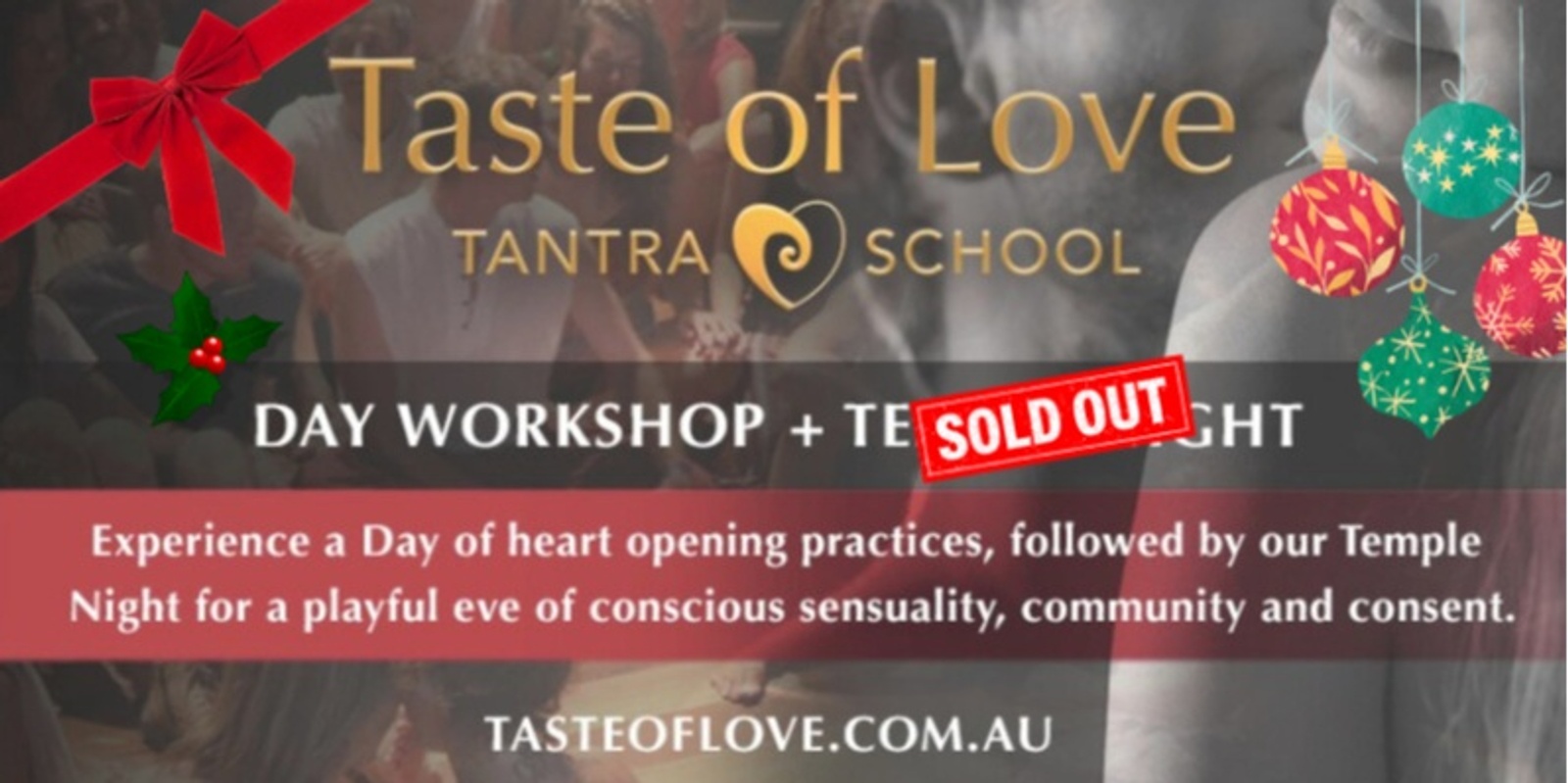 Banner image for Xmas 2 Day Special Event - Tantra Day Workshop & Temple Night Combo