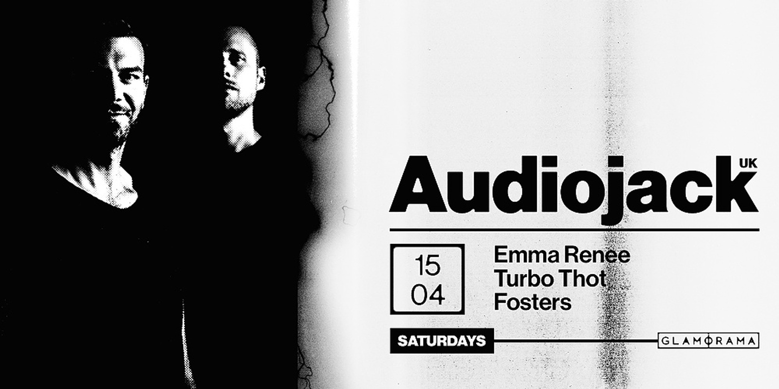 Banner image for Audiojack (UK) at Glamorama Saturdays