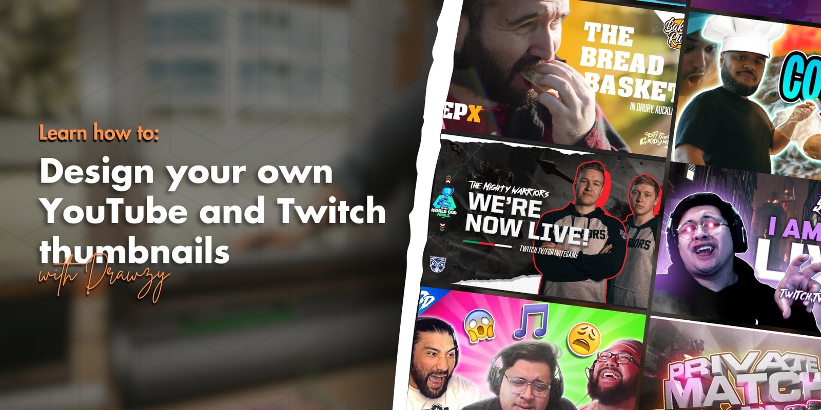 Banner image for Make your own YouTube and Twitch Thumbnails! (Ages 12 - 18) @TeManawa