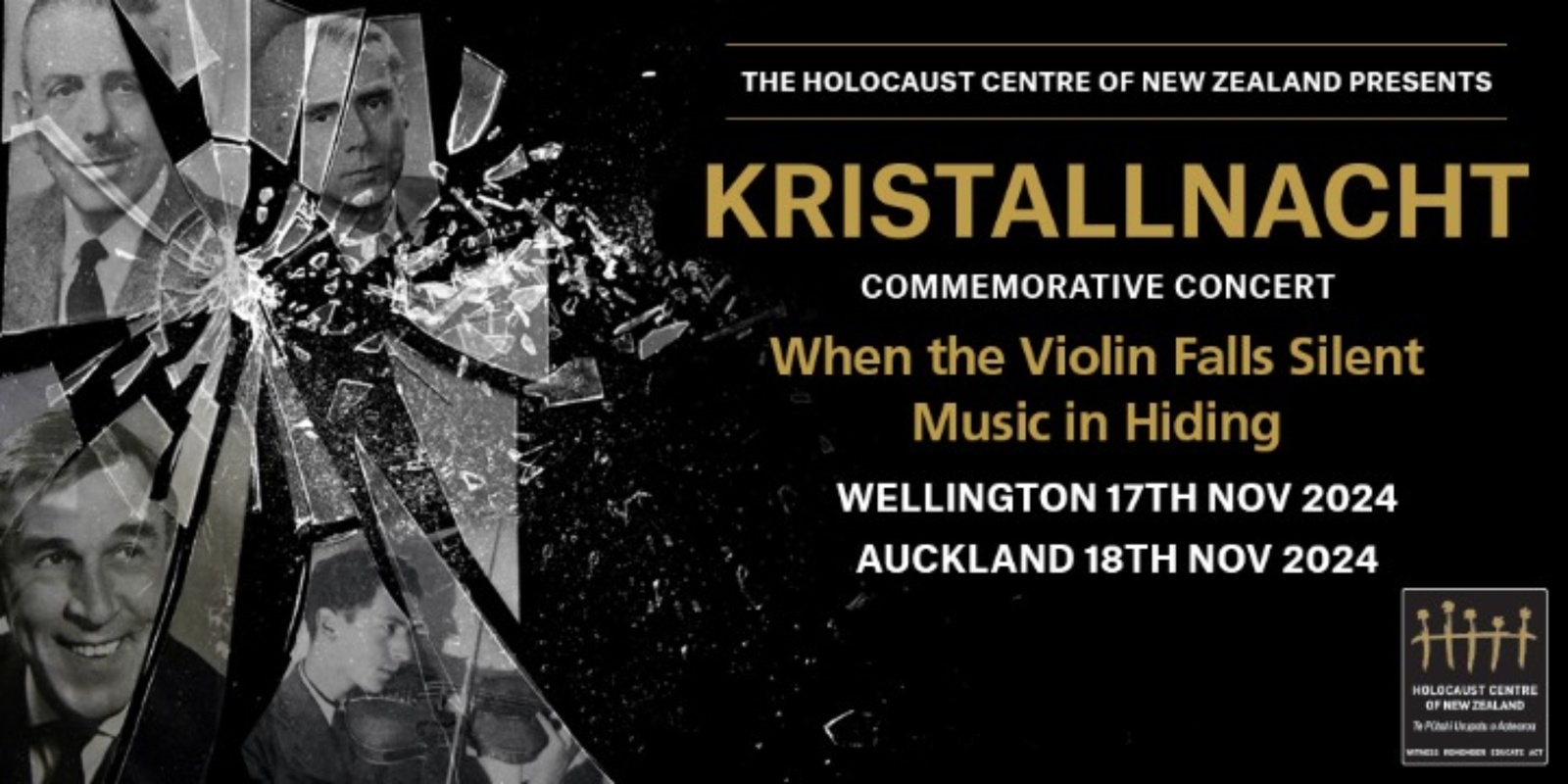 Banner image for Wellington Kristallnacht Commemorative Concert 2024