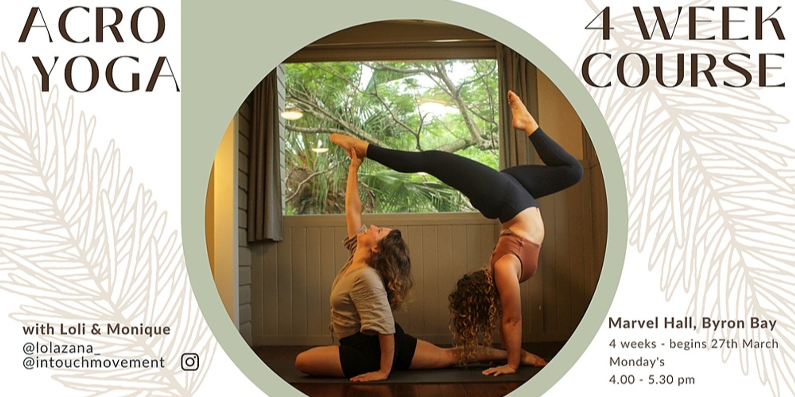 Banner image for Acro Yoga Course: Awaken the Inner Child