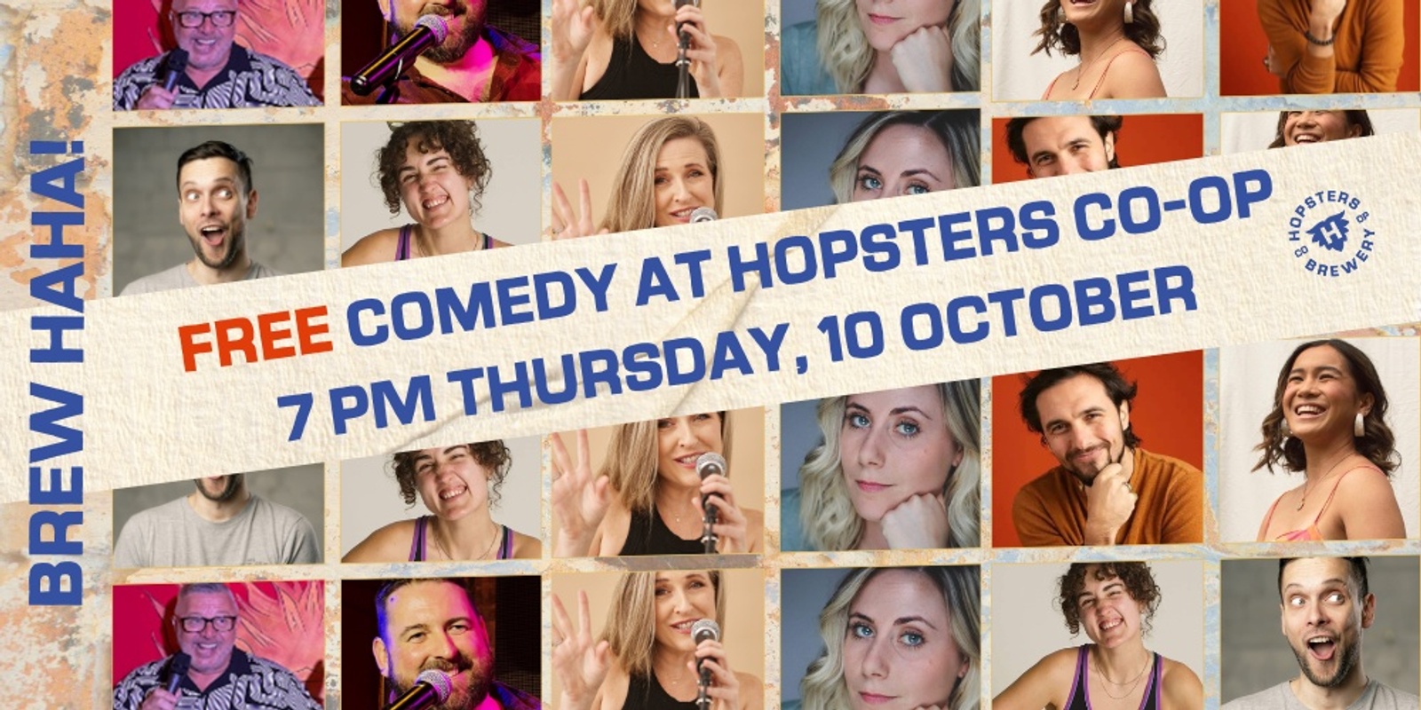 Banner image for Brew Haha - FREE Comedy at Hopsters 10 October