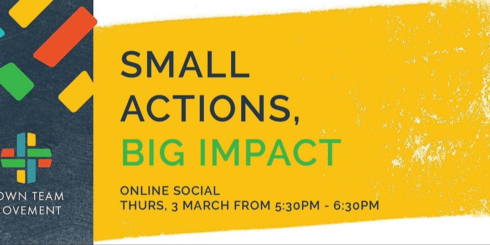 Banner image for Small Actions, Big Impact - TTM Digital Social