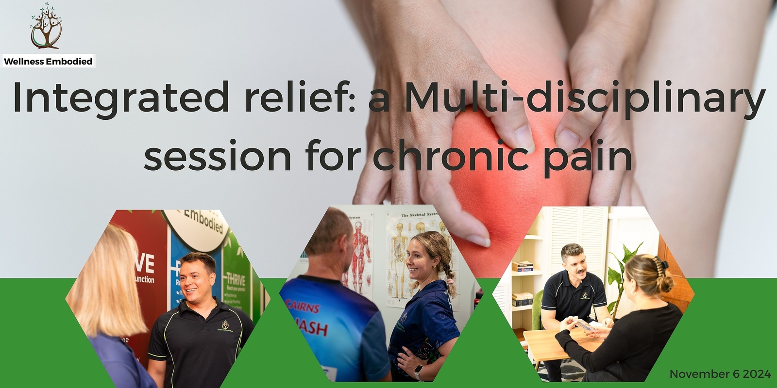 Banner image for Integrated relief: a Multi-disciplinary session for chronic pain