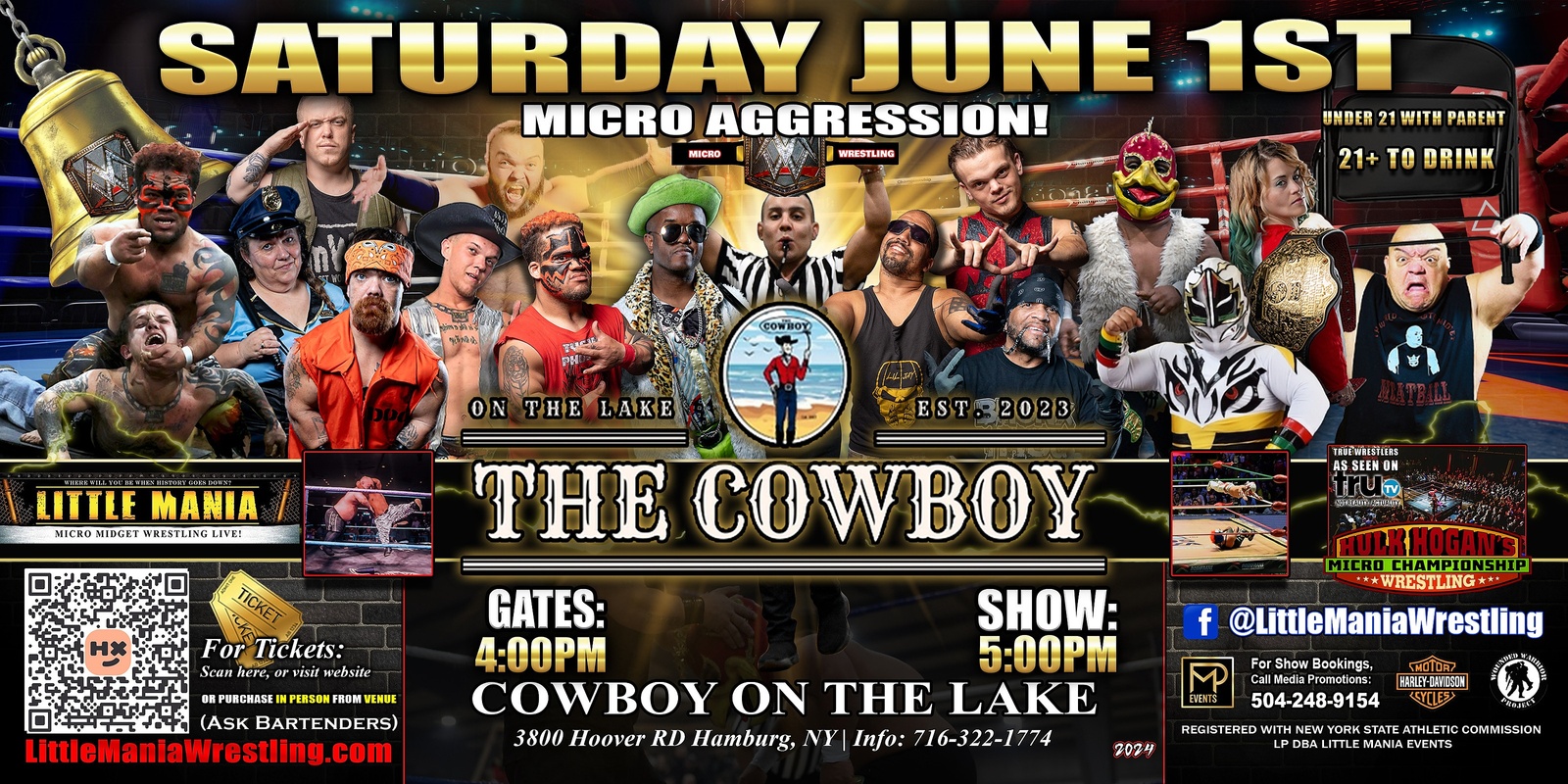 Banner image for Buffalo, NY - Little Mania Micro Wrestling presents: Micro Agression!