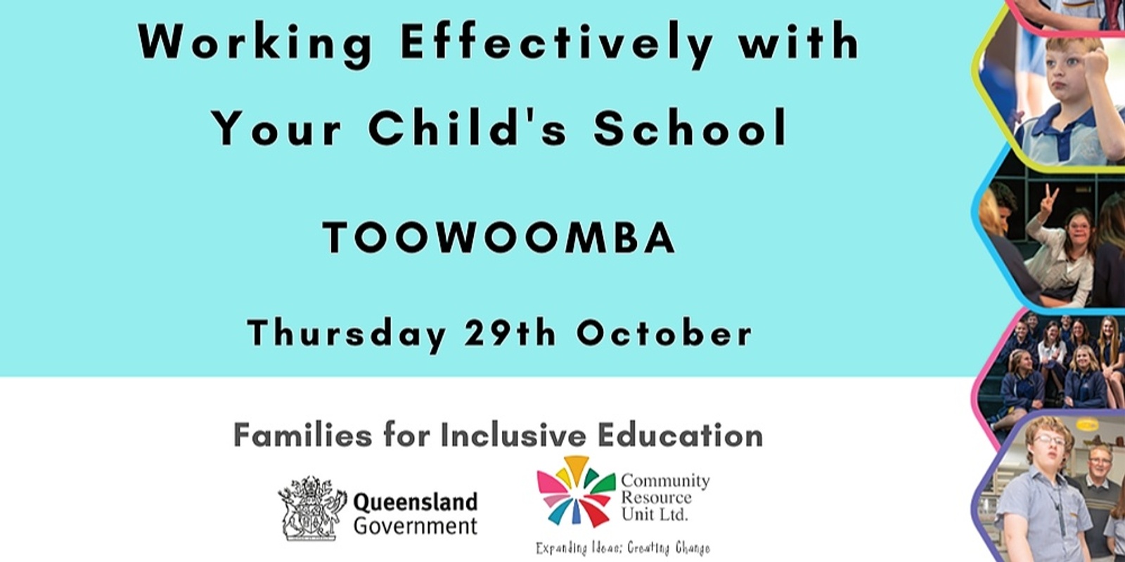Banner image for Inclusive Education: Working Effectively with Your Child's School - TOOWOOMBA