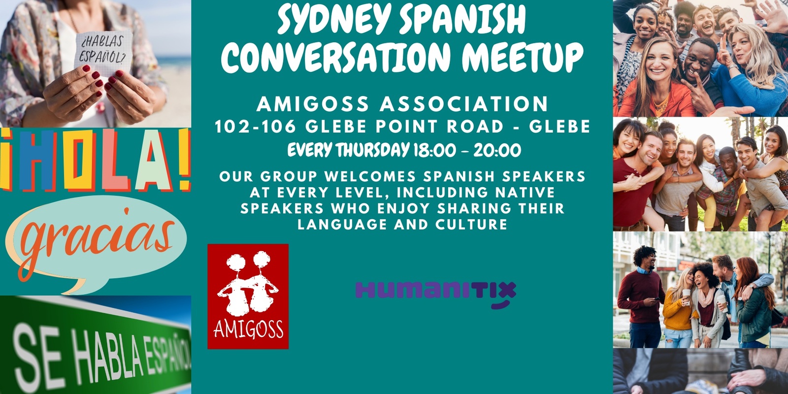 Banner image for SYDNEY SPANISH CONVERSATION MEETUP