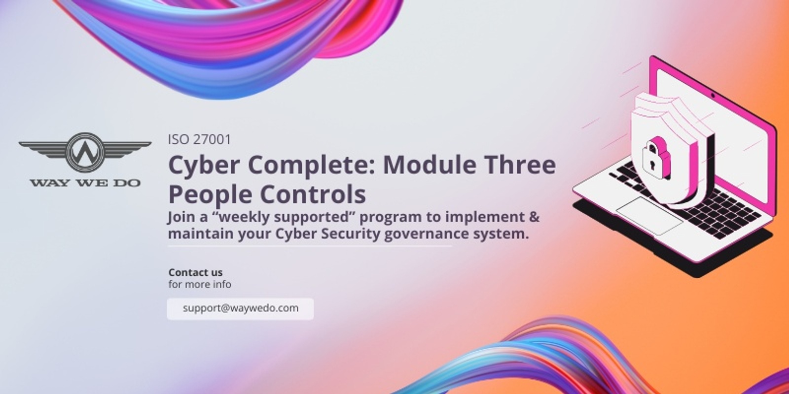 Banner image for Cyber Complete: Module Three - People Controls