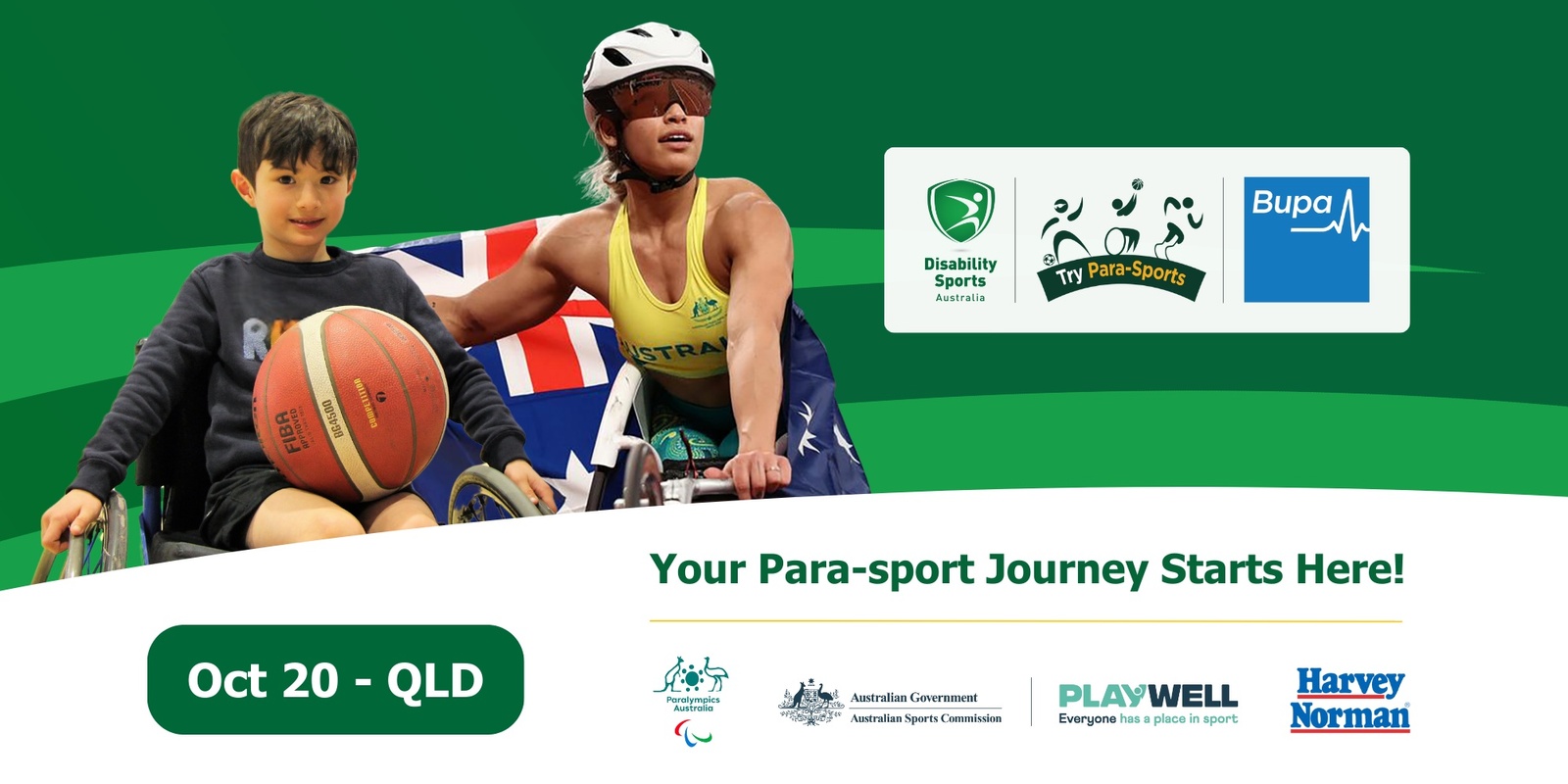 Banner image for Bupa Try Para-Sports - Queensland