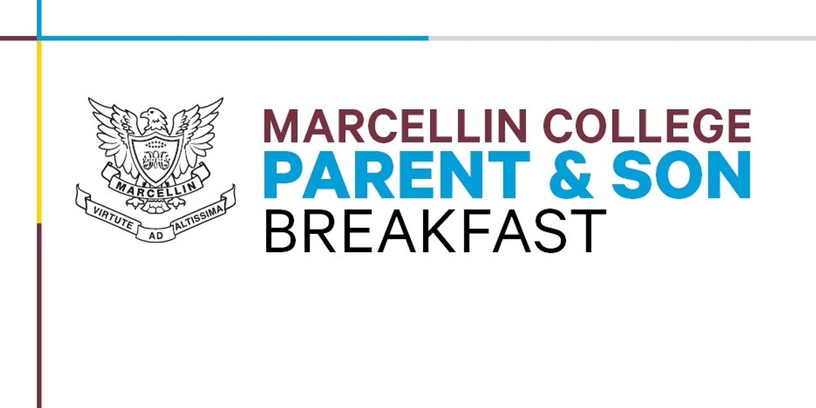Banner image for 2023 Year 12 Parents and Sons Welcome Breakfast