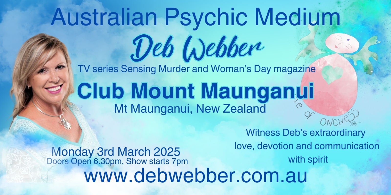 Banner image for Deb Webber Live - Club Mount Maunganui - Mt Maunganui