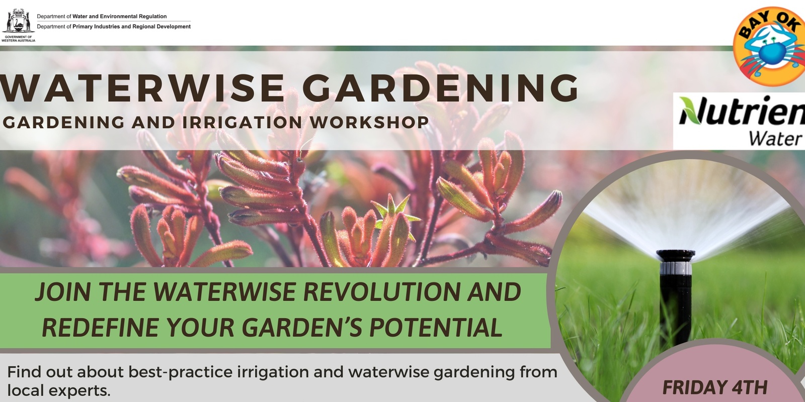 Banner image for Waterwise gardening and irrigation workshop