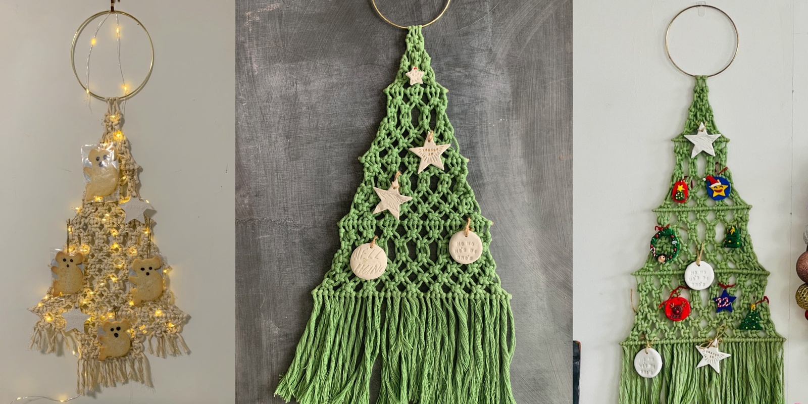 Banner image for Macrame Xmas Trees with Maria