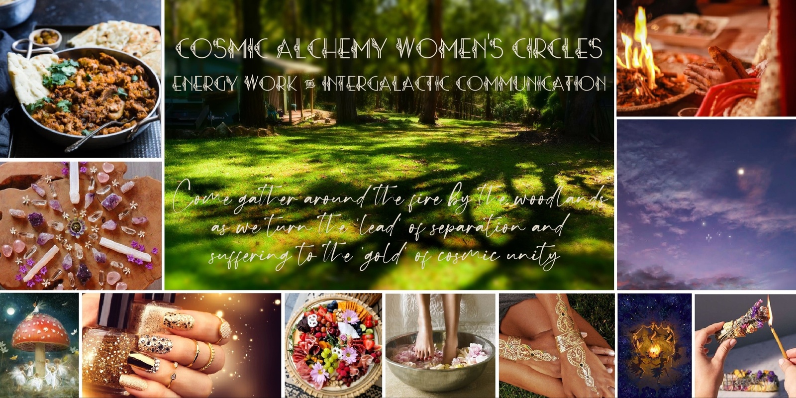 Banner image for Cosmic Alchemy Women's Circle (with group energy work + CE5 protocol [meditation & intergalactic communication initiation]) OCT 14