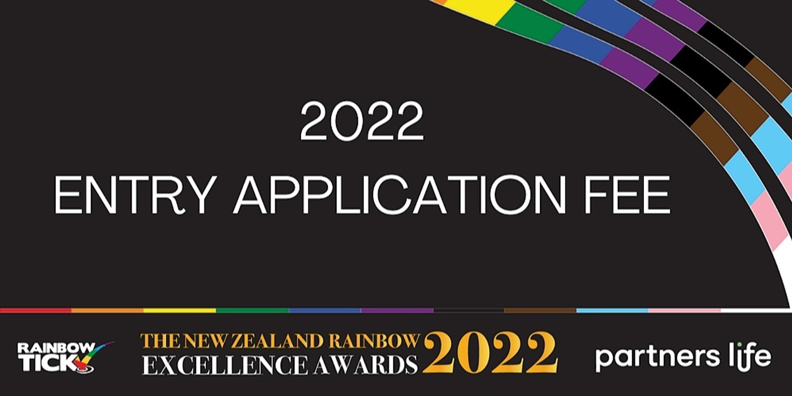 Banner image for Entry Application Fee to The New Zealand Rainbow Excellence Awards 2022