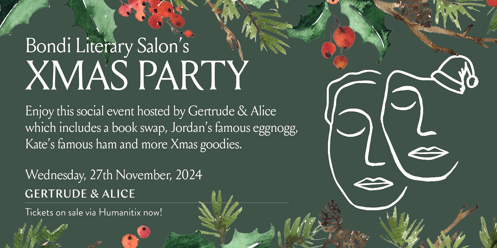 Banner image for Bondi Literary Salon XMAS Party