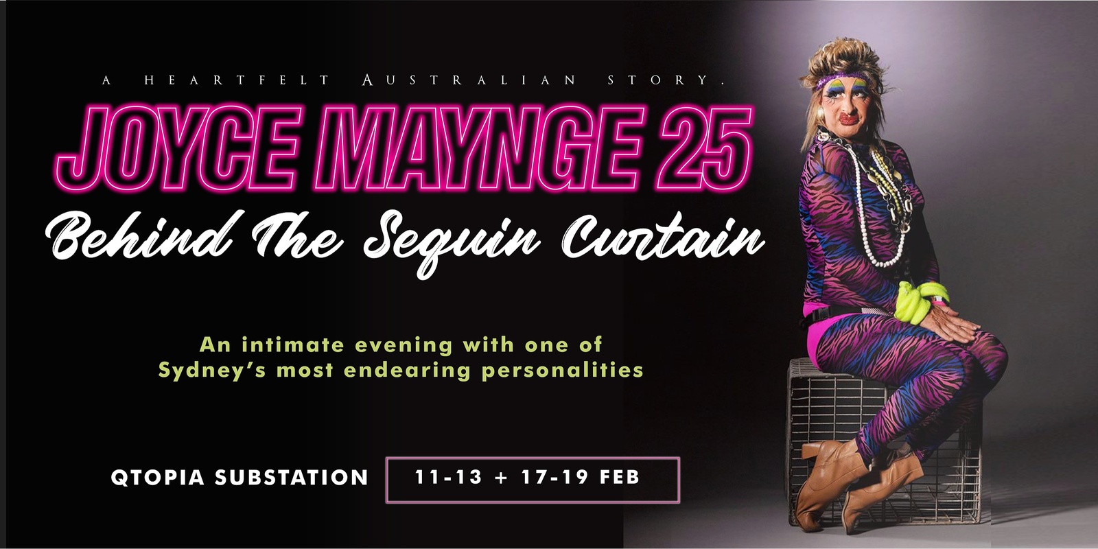 Banner image for Joyce Maynge: Behind the Sequin Curtain