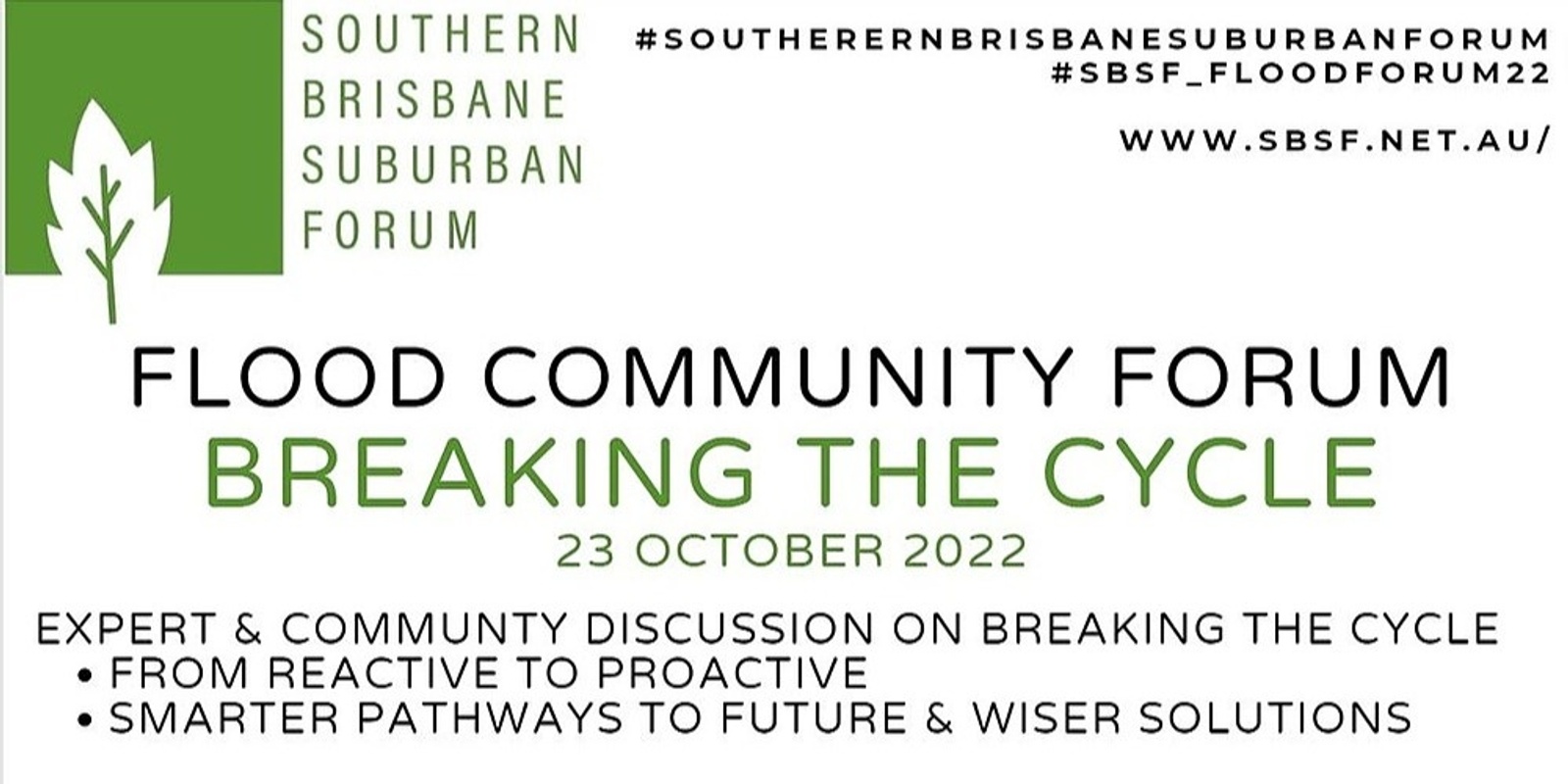 Banner image for Breaking the Cycle - Flood Community Forum