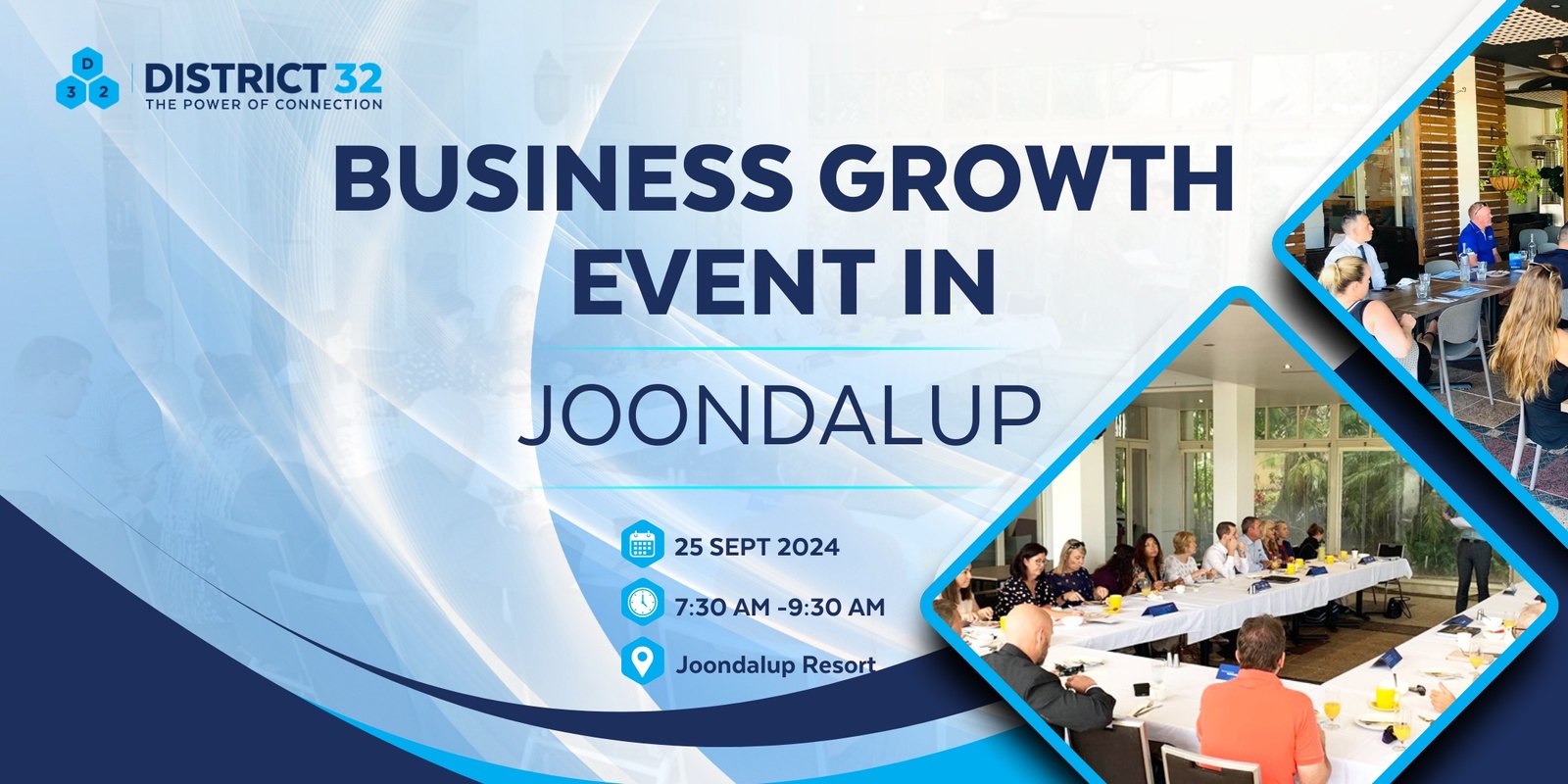 Banner image for District32 Business Networking Perth – Joondalup- Wed 25 Sep