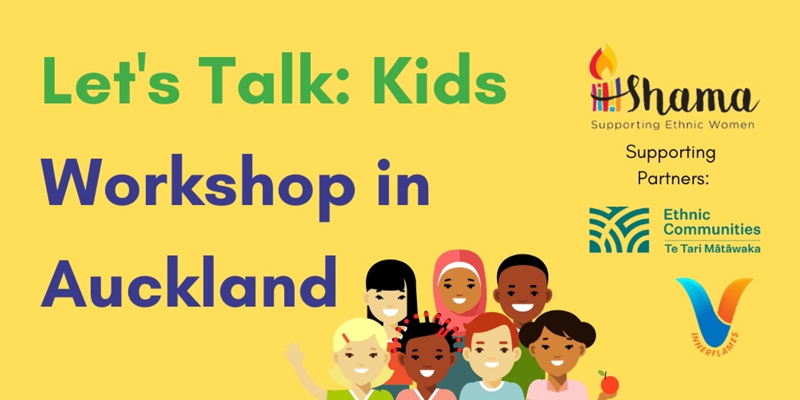 Banner image for Let's talk: Kids Workshop in Auckland