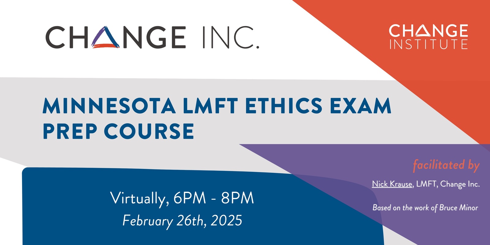 Banner image for MN LMFT Ethics Exam Prep Course - February 26th