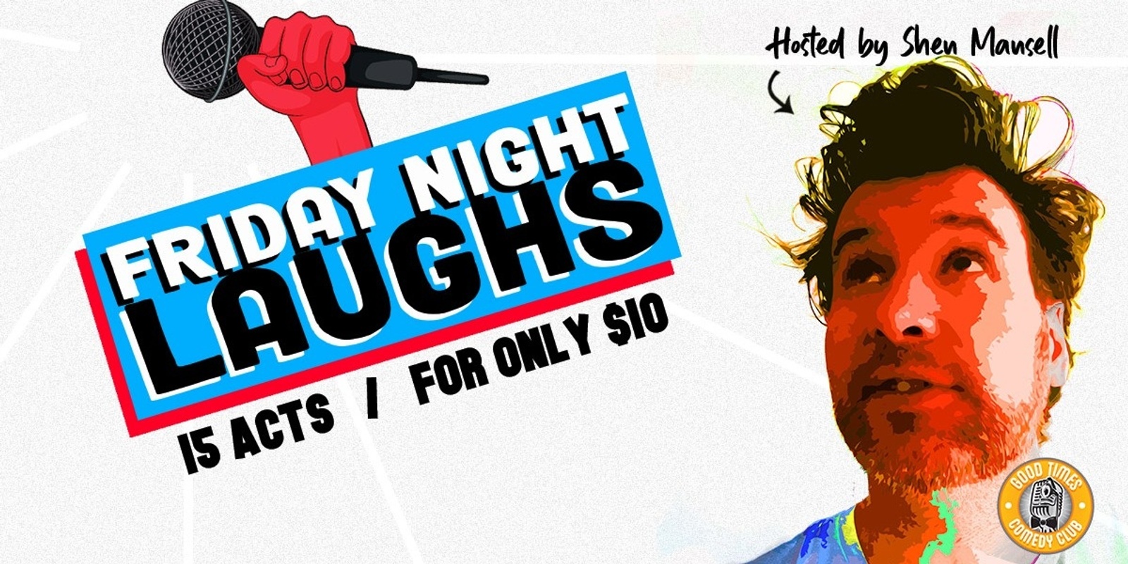 Banner image for Friday Night Laughs - October