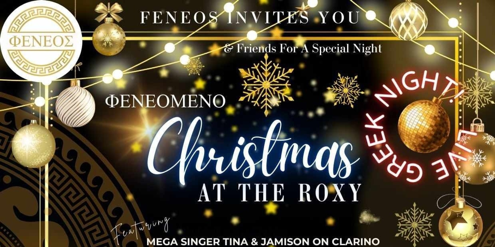 Banner image for FENEOMENO - CHRISTMAS AT THE ROXY