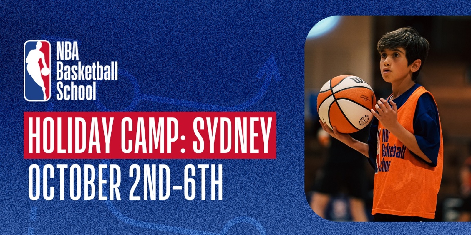 Banner image for October 2nd - 6th 2023 Holiday Camp in Sydney at NBA Basketball School Australia