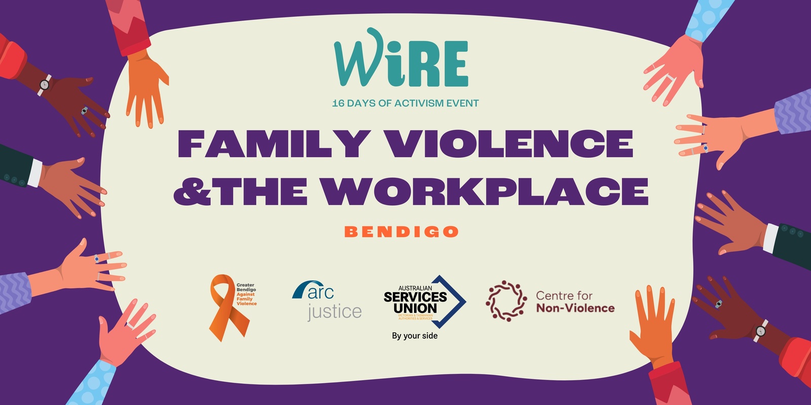 Banner image for WIRE - 16 Days of Gender Activism - Family Violence & the Workplace