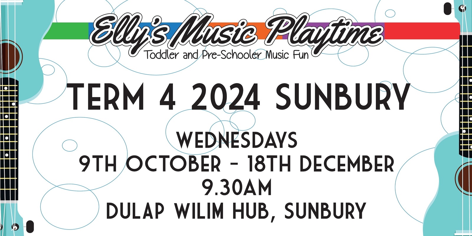 Banner image for Elly's Music Playtime - Term 4 2024 - Wednesday Sunbury