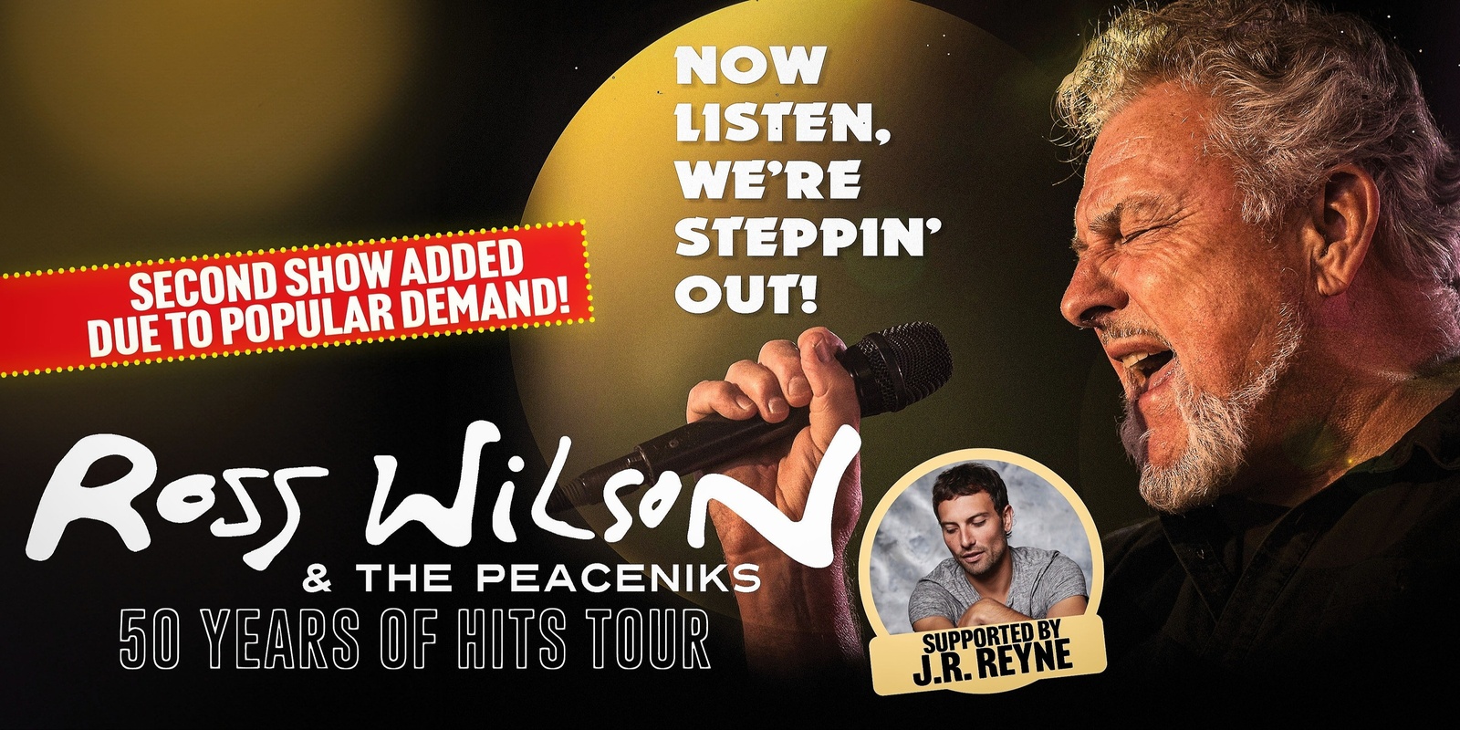 Banner image for Ross Wilson & The Peaceniks - 50 Years of Hits Tour 2nd Show