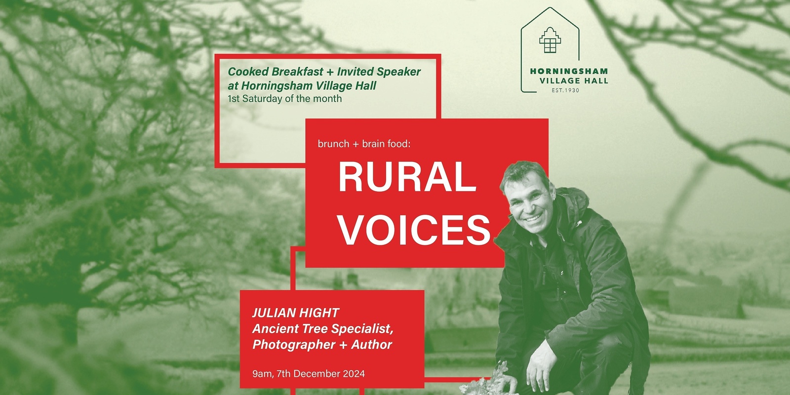 Banner image for Rural Voices - Breakfast + Talk with Julian Hight