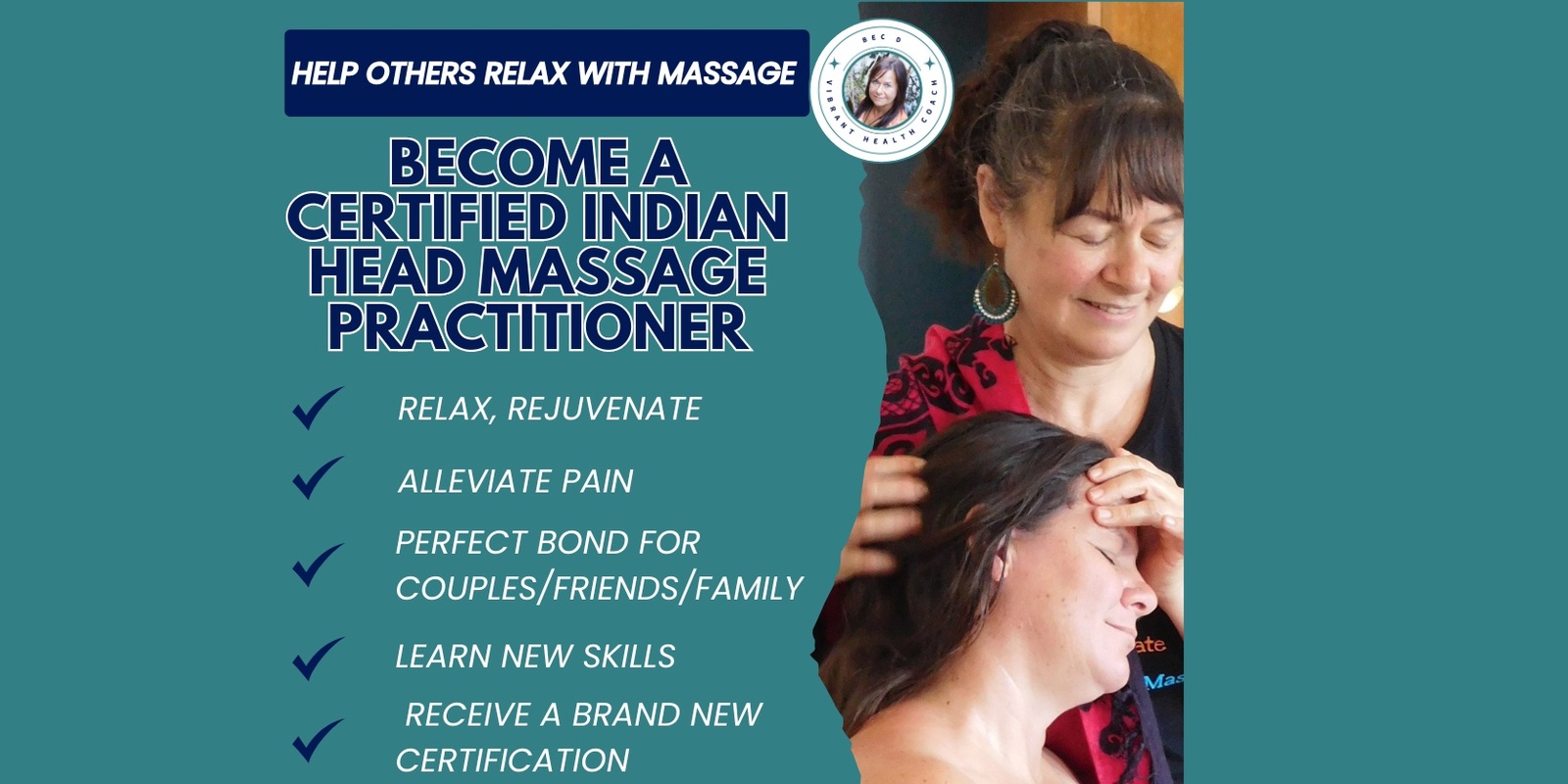 Banner image for Indian Head Massage Practitioner Training Sunshine Coast Certified Training