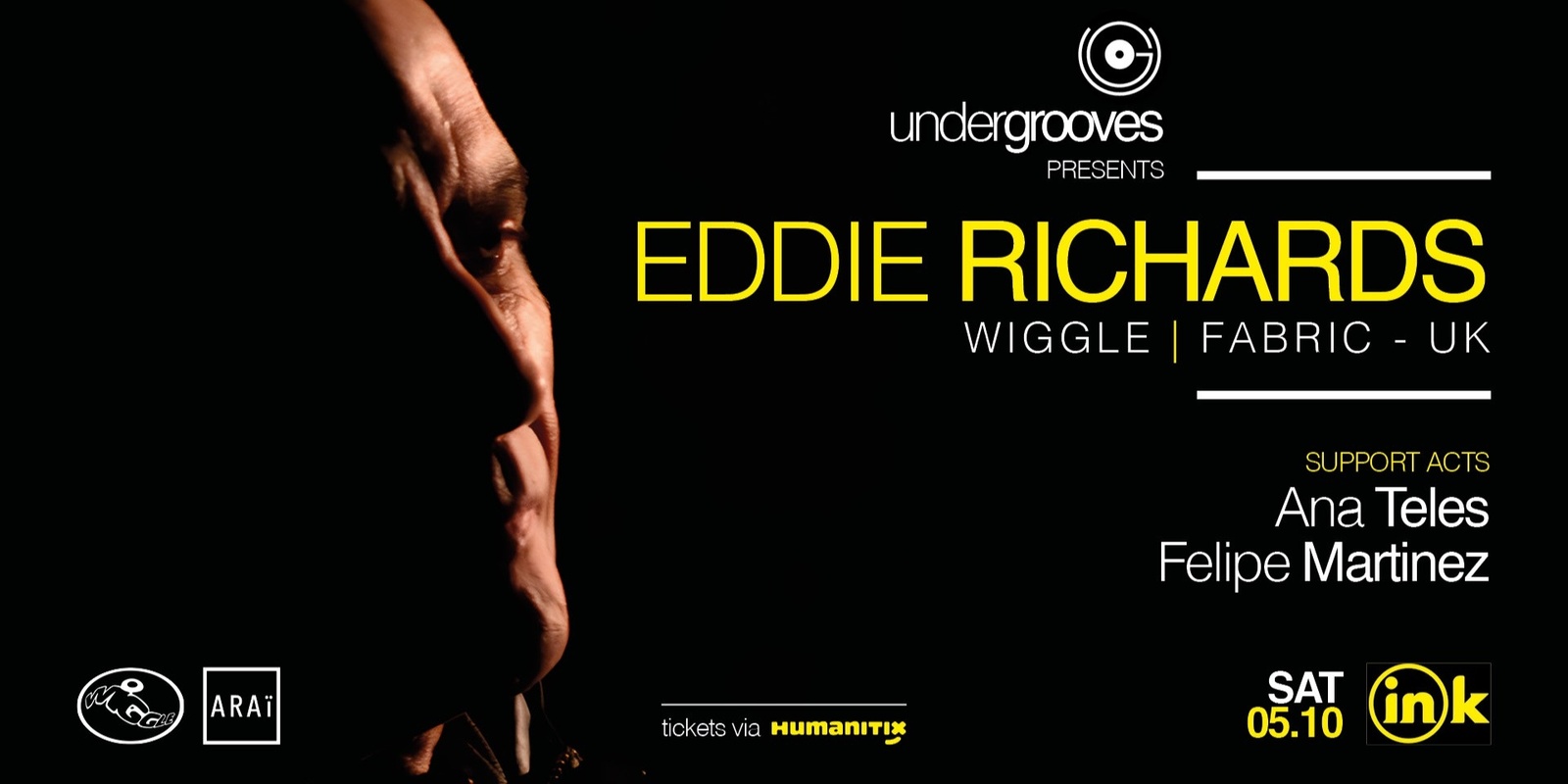 Banner image for Under Grooves pres. Eddie Richards (Wiggle - Fabric UK)