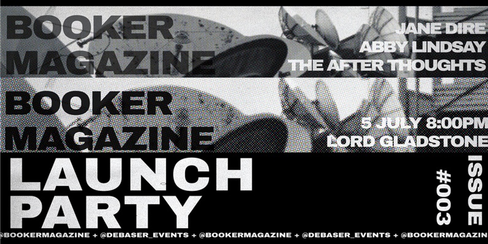 Banner image for Booker Magazine Launch — Issue #003