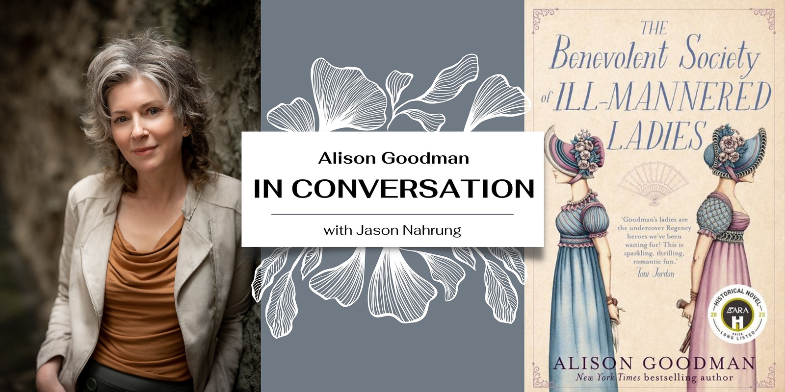 Banner image for Alison Goodman in Conversation with Jason Nahrung 