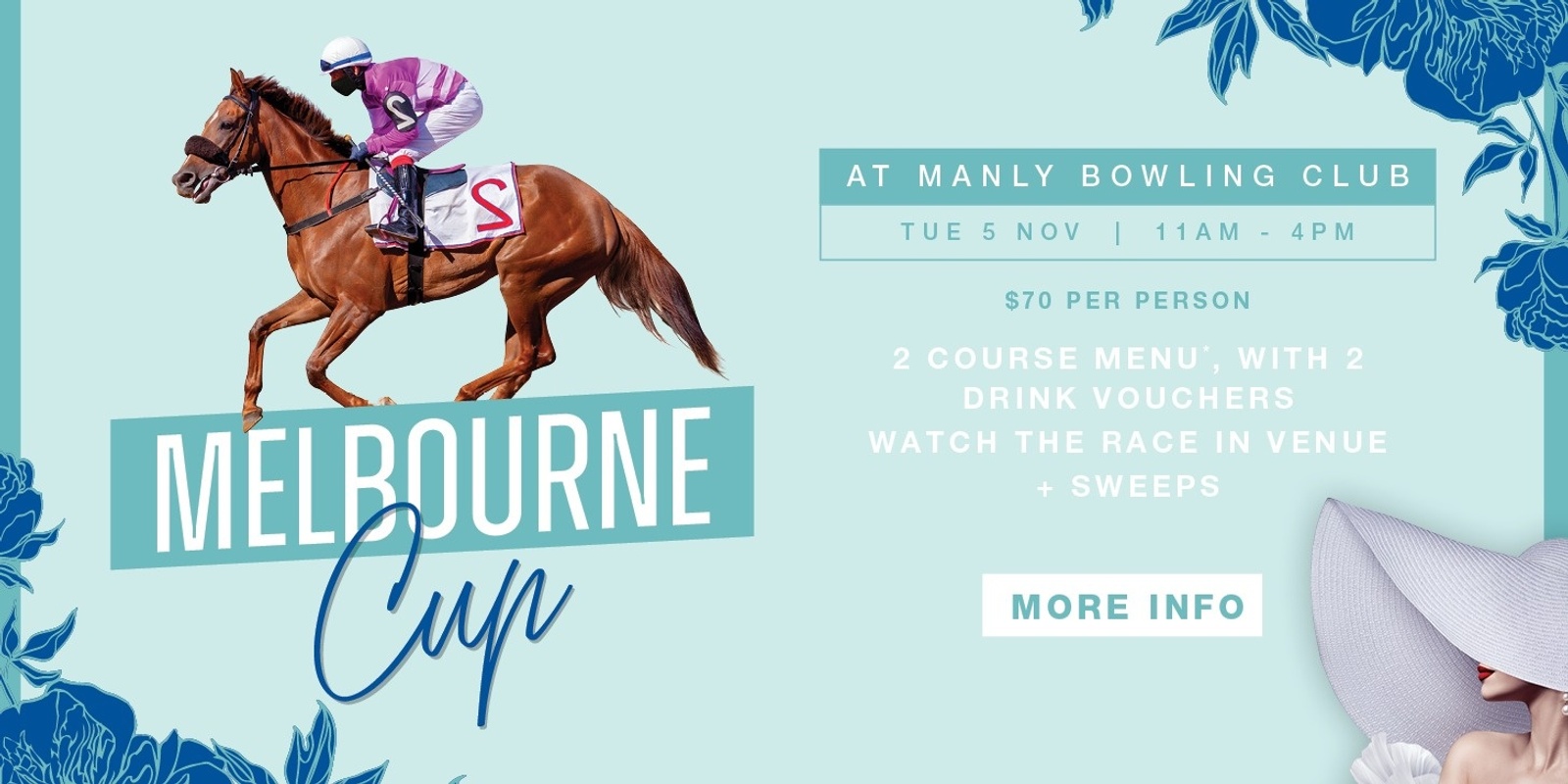 Banner image for Melbourne Cup at Manly Bowling Club 