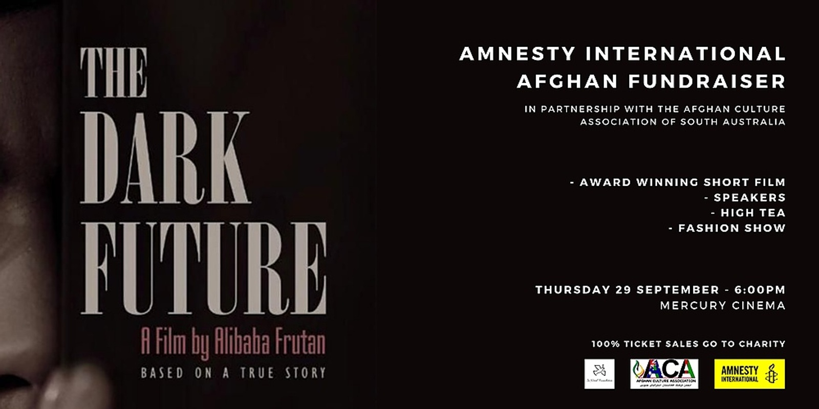 Banner image for ' The Dark Future' Afghan Fundraiser