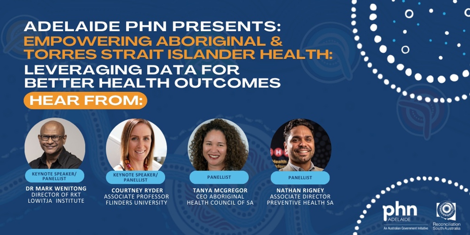 Banner image for Empowering Aboriginal and Torres Strait Islander Health: Leveraging Data for Better Health Outcomes 
