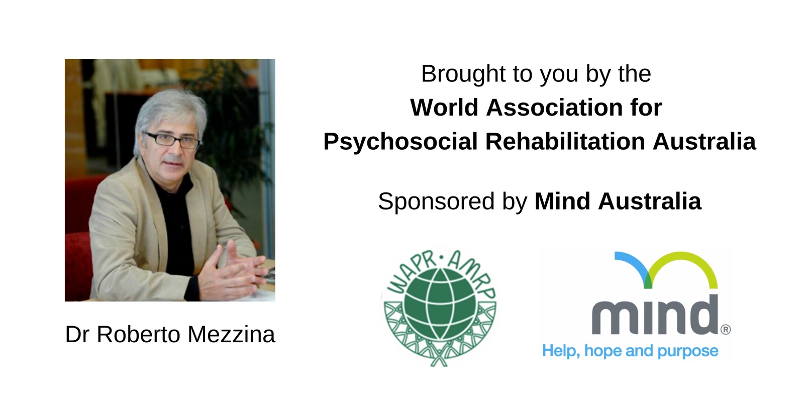 Banner image for Dr Roberto Mezzina, the Trieste Mental Health approach