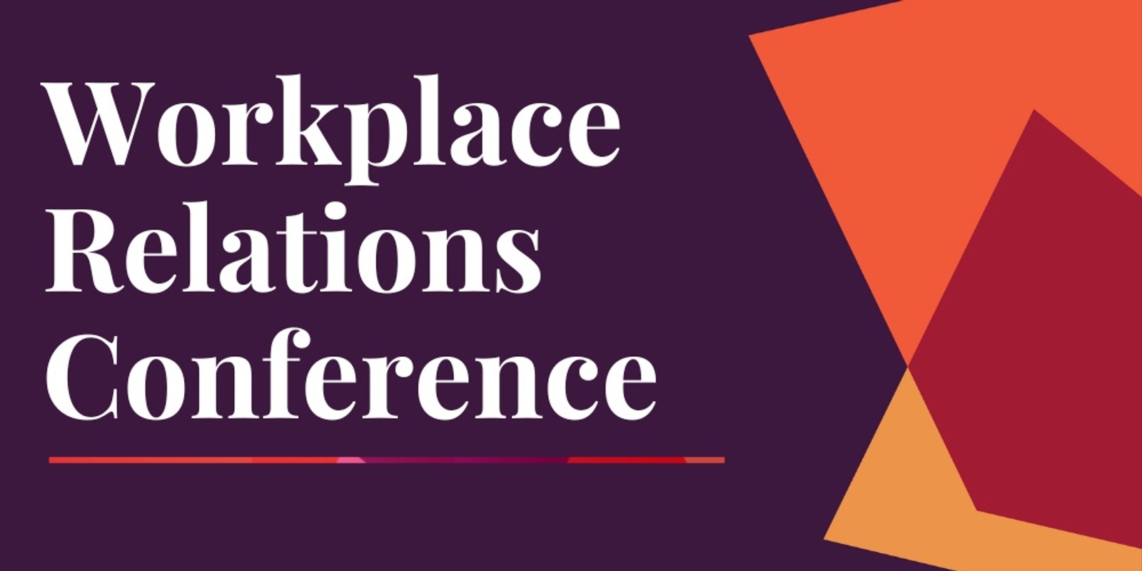 Banner image for Workplace Relations Conference