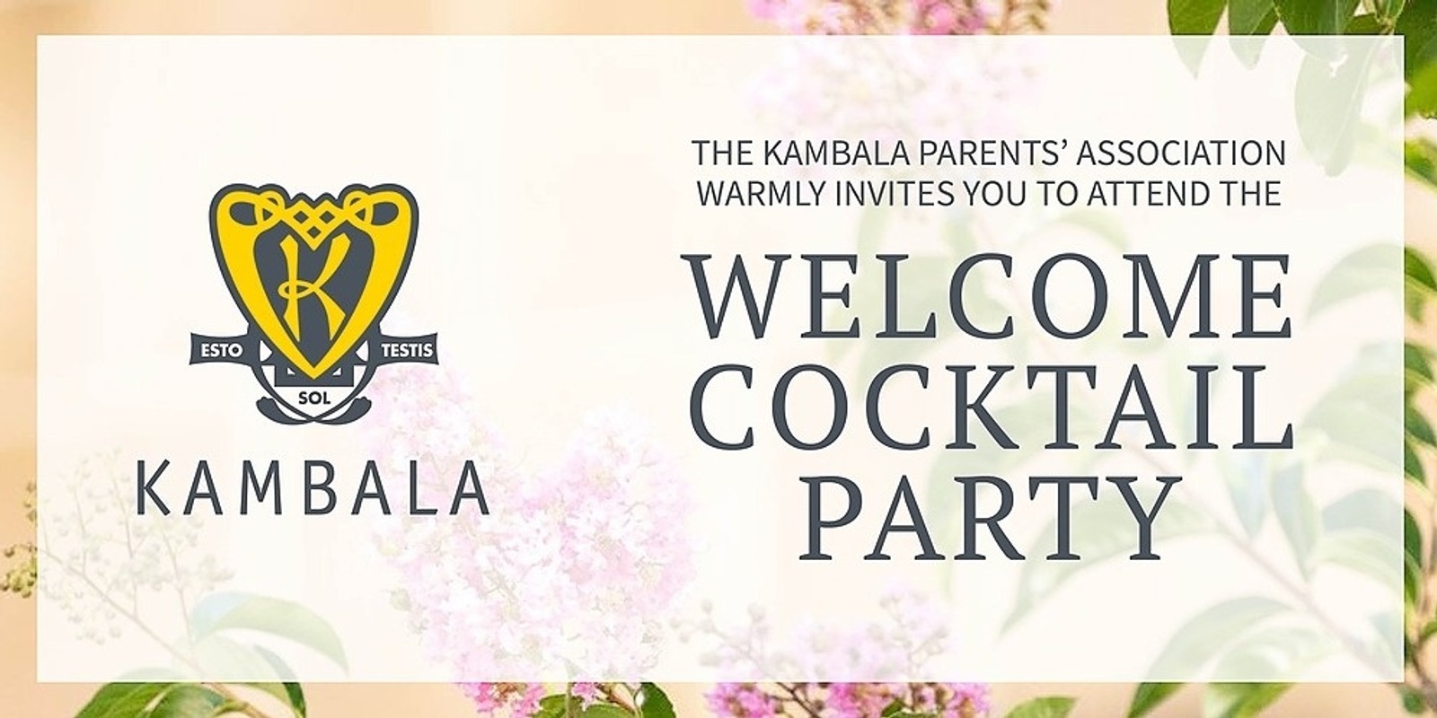 Banner image for 2023 Kambala Parents' Association Welcome Cocktail Party 