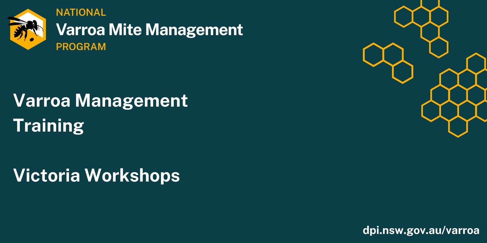 Banner image for Warragul - Varroa Management Training Workshop