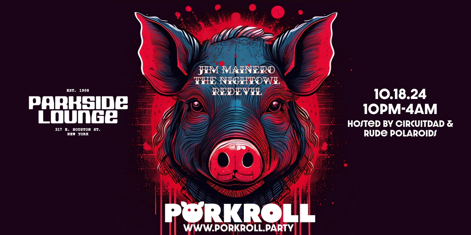 Banner image for Porkroll returns to NYC