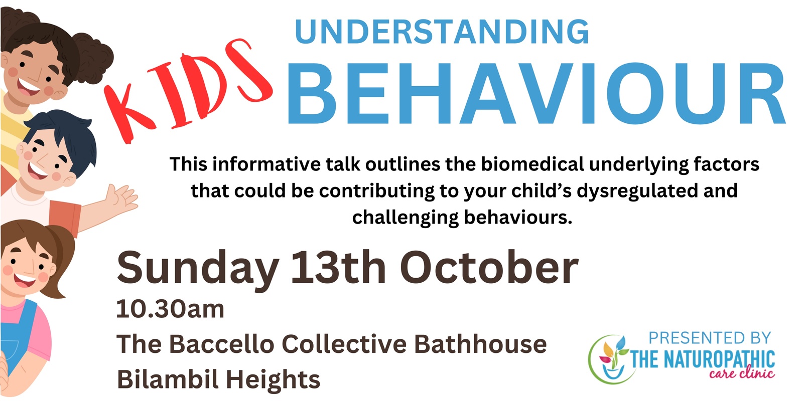 Banner image for Understanding Kids Behaviour - The Biomedical Perspective