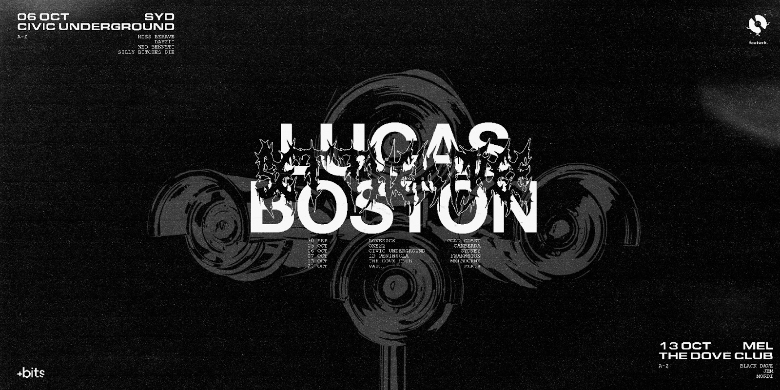 Banner image for +Bits Agency & Footwrk. Presents Lucas Boston 'SET THEM FREE' Tour