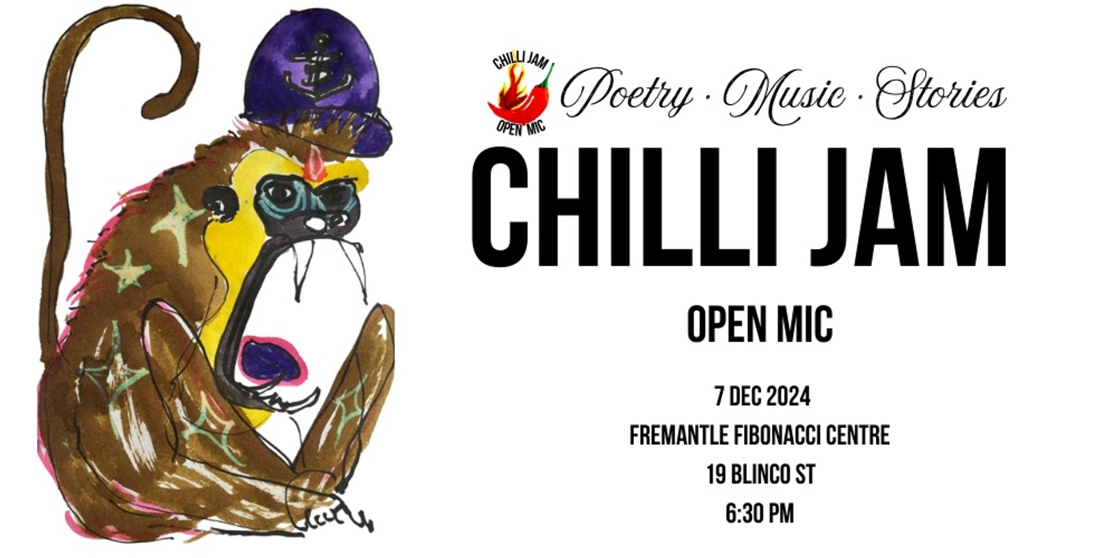 Banner image for Chilli Jam Open Mic #2